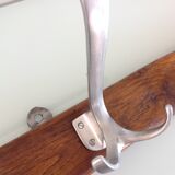 Old peg coat rack with 3 heads industrial style