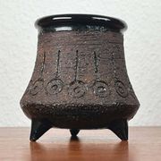 Vase trépied en céramique de studio suédois du milieu du siècle par Eke Bjeren pour Gabriel Keramik, années 1960