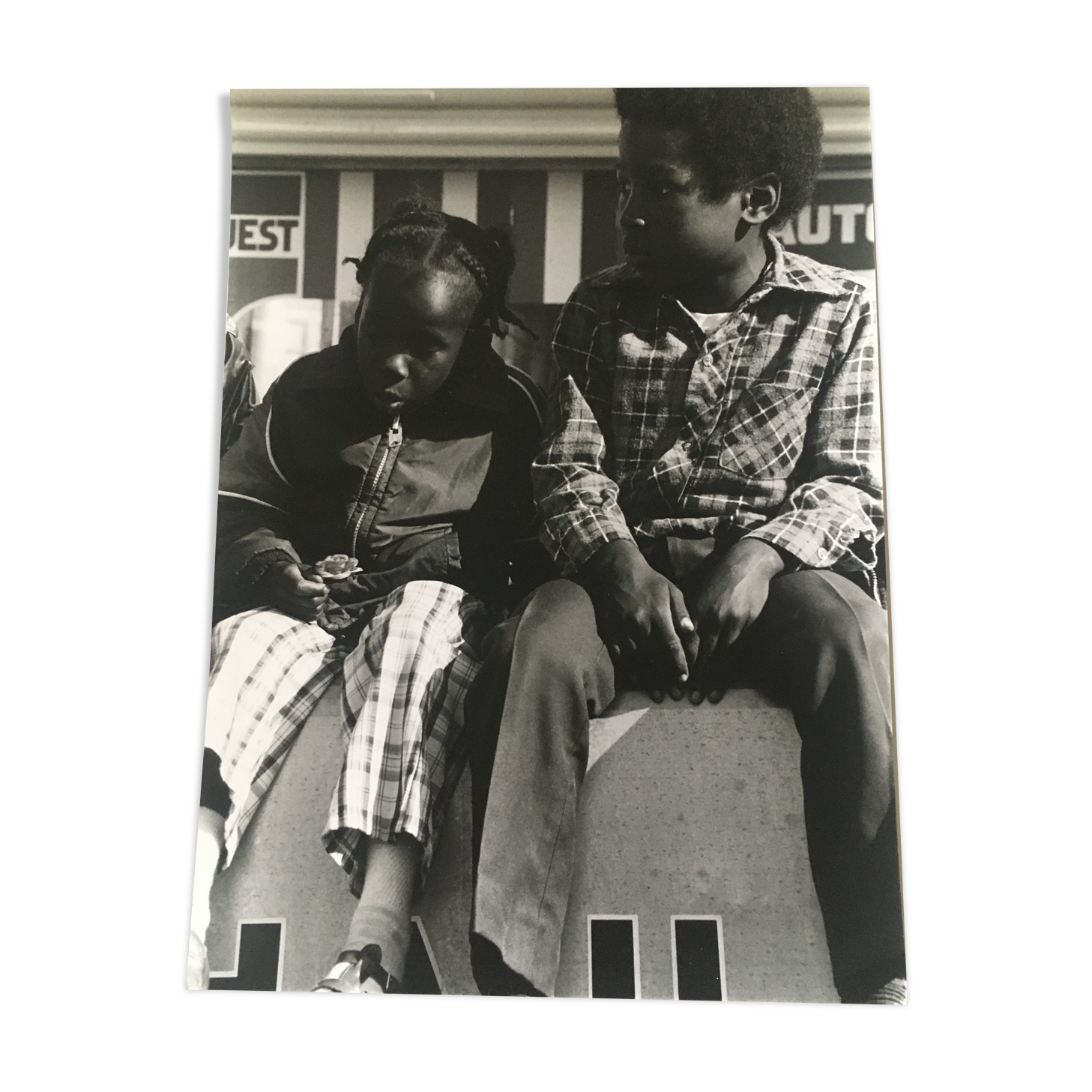 Photo print USA, kids 80s fashion