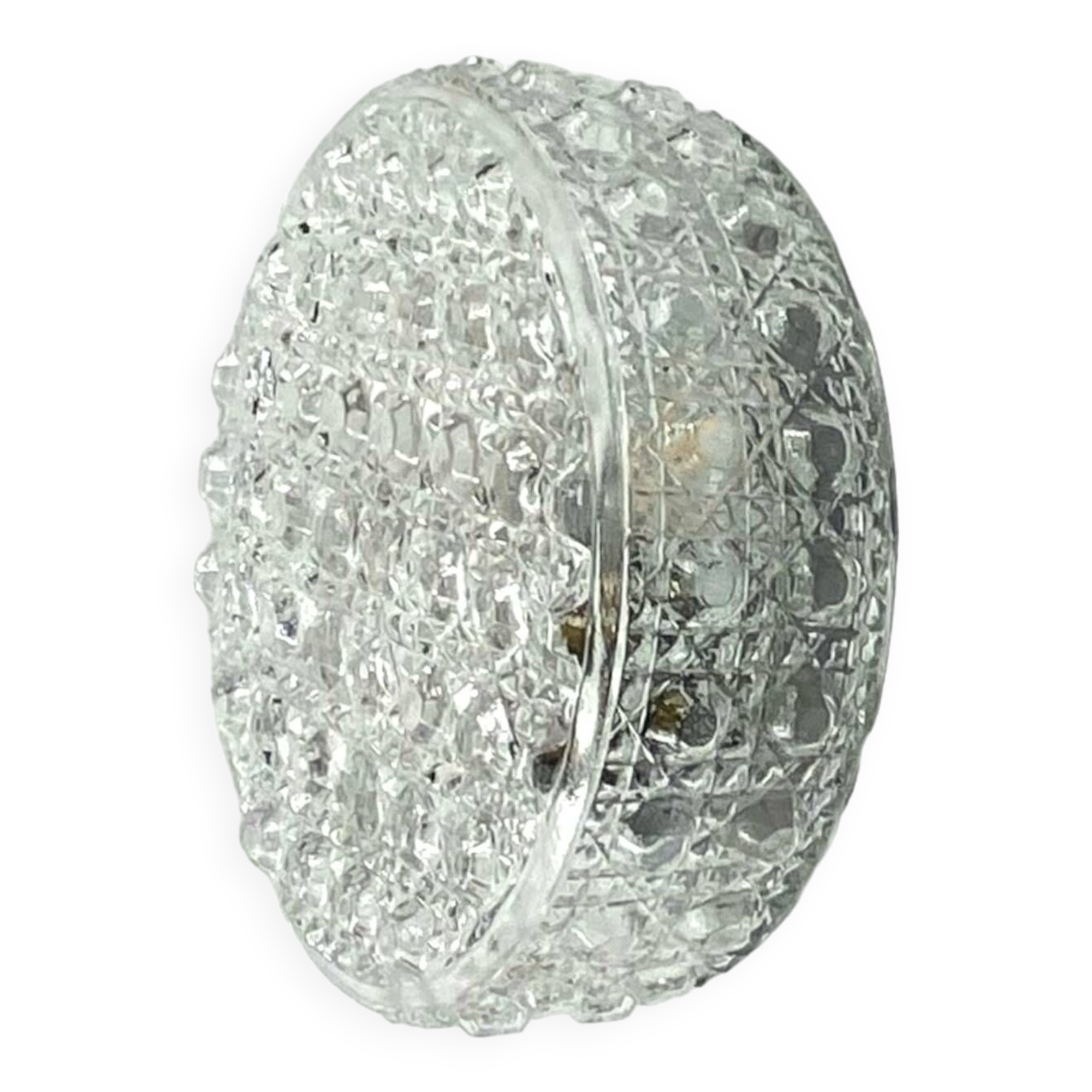 Minimalist round glass ceiling light wall light 1970 1980 seventies eighties LAMP-7256