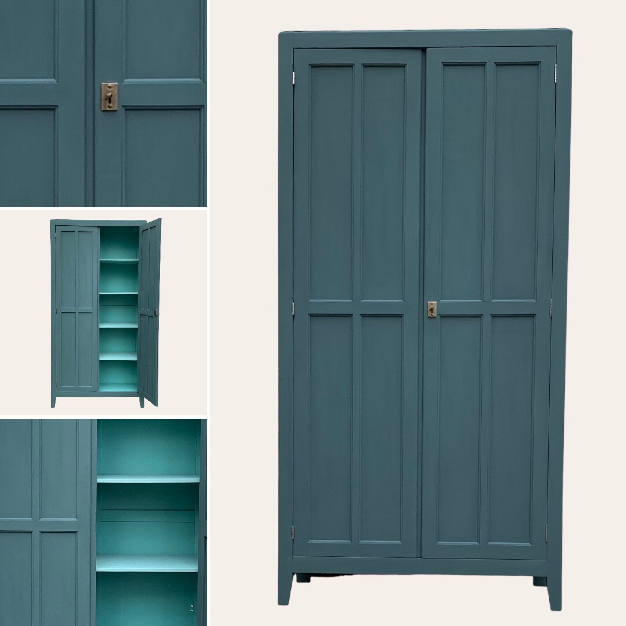 Parisian wardrobe art deco panel 1940