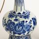 Delft ceramic lamps