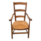 Straw armchair