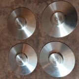 Set of 4 metal coasters or cup holders