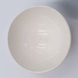 3 small vintage bowls digoin sarreguemines with polka dots pastel colors pink blue