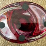 Imposing Murano of Walter FURLAN for 60s Bisanzio glass vase
