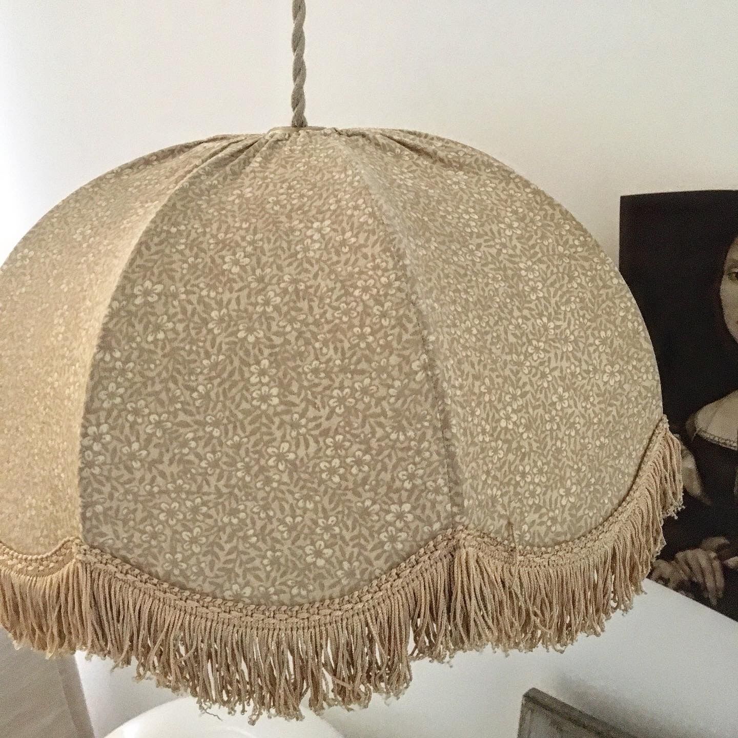 Vintage pendant lamp pair