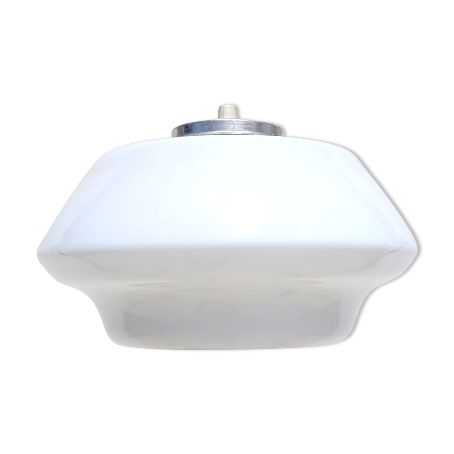Opaline ceiling lamp 1950