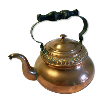 Ancient copper teapot - Late 19th century