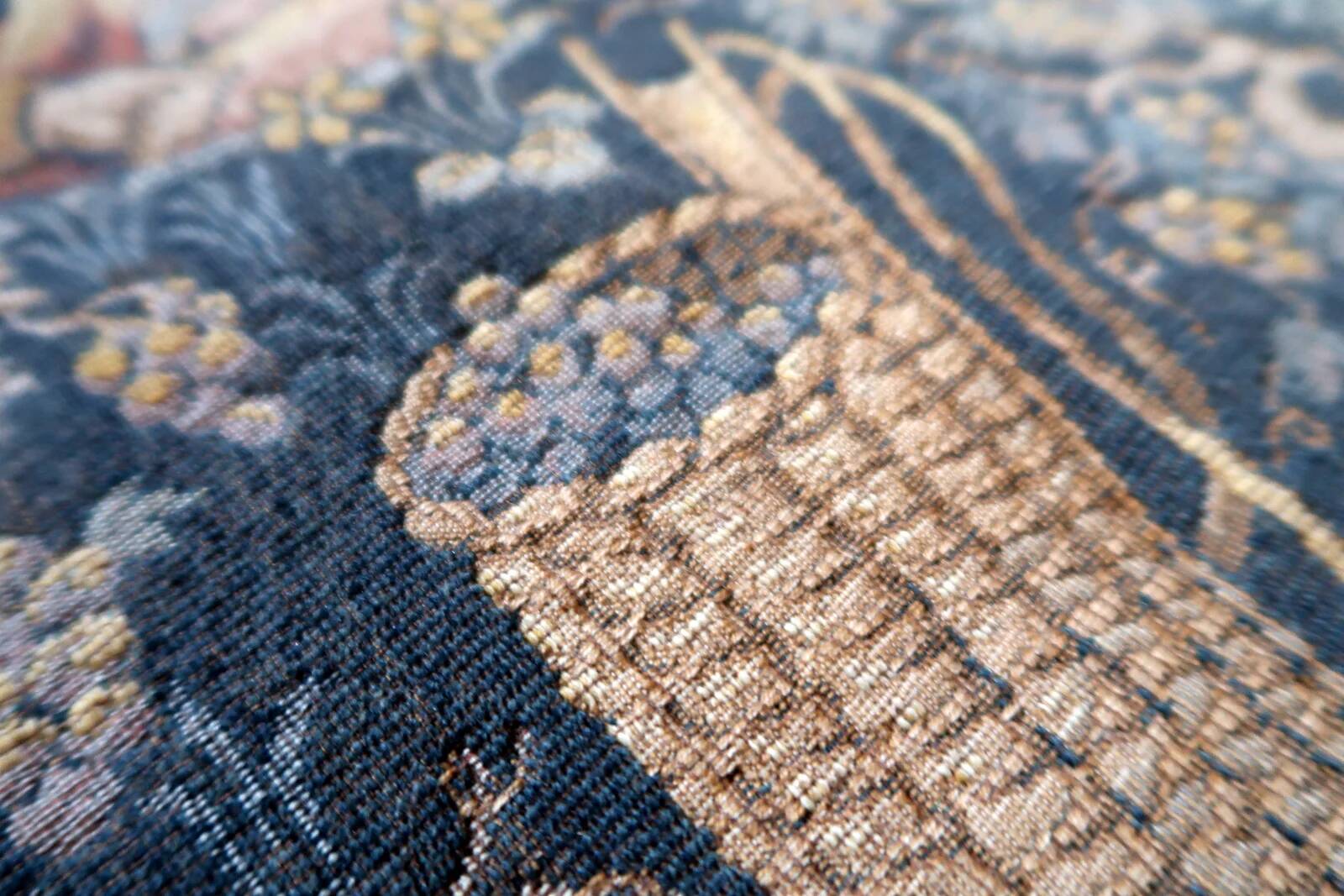 Vintage French tapestry wall hanging by Marc Waymel, 91cm x 117cm, 1960s