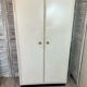 Vintage industrial style metal cabinet
