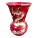 Longchamp vase 1950s bordeaux and multicoloured sideboard decoration