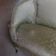 LOUIS XV 2-SEATER SOFA GREEN GREY