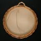 Round rattan mirror 29 cm