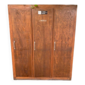 Armoire SNCF en bois authentique
