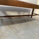 20th century oak coffee table with slate top