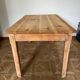 Table de ferme en bois brut