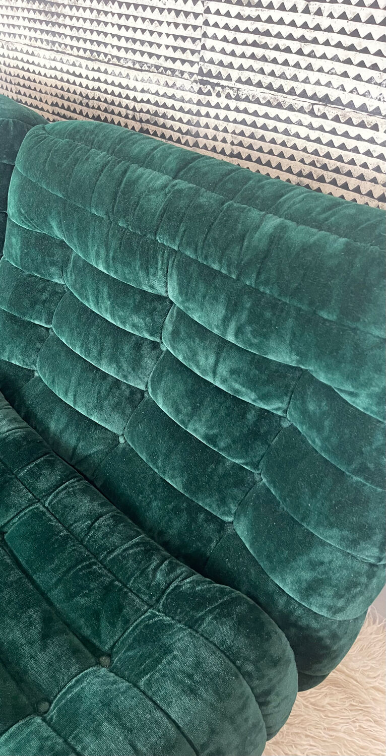 Velvet sofa 1970