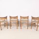 4x Chaise de salle à manger en chêne Børge Mogensen BM1, années 1950, Danemark