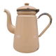 Cafetière émaillée beige