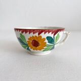 Antique earthenware cup “Colmar” Sarreguemines