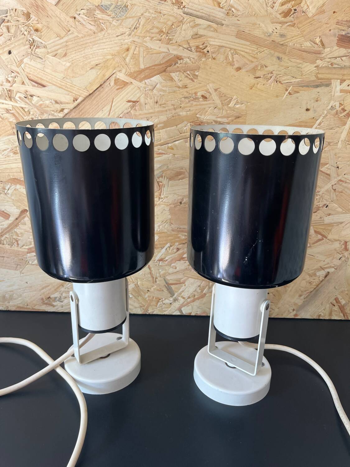 Lita metal wall light from the 80s