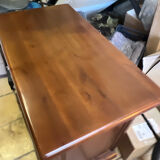 Beautiful solid wood art deco 4 drawer chest of drawers