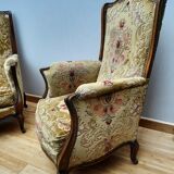 Pair of old-style armchairs