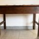 Adult desk double school vintage 50s-60s solid wood