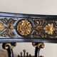 Pair of Empire-style bergère armchairs decorated with swans and lyres