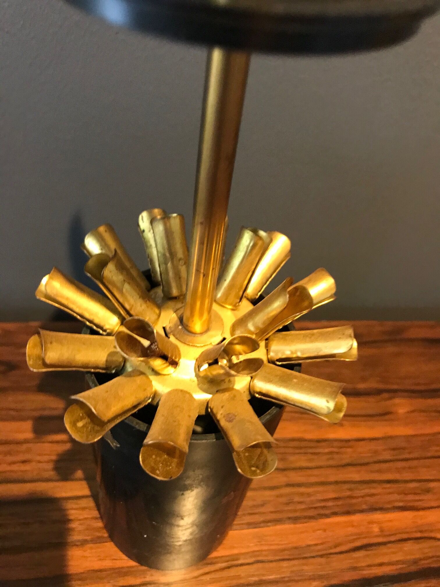 Bakelite cigarette and brass door year 70