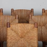 Set of 6 chairs, model Bauche no. 19, by Charlotte Perriand, 1950