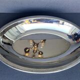 Oval stainless steel dish