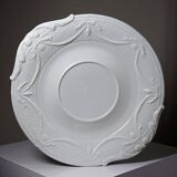 Very large centerpiece dish Lafarge & Co Limoges porcelain vintage