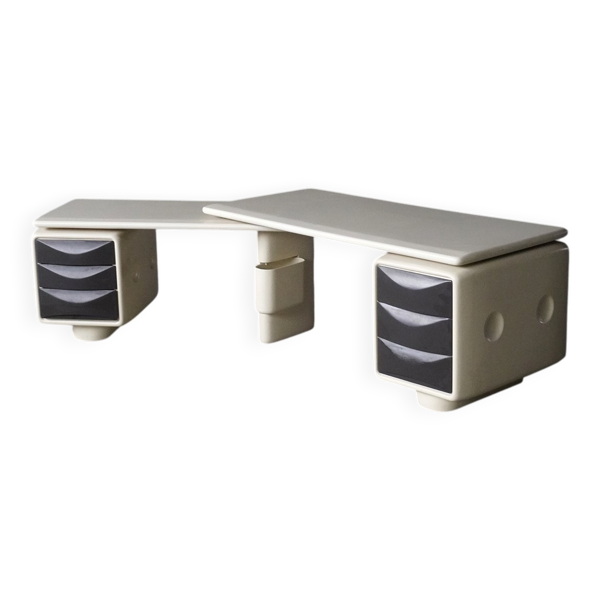 Bureau d'angle Jet par Ernest Igl pour Wilhelm Werndl, Allemagne, années 1970.