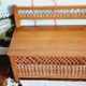 Bench chest veneer oak and rattan