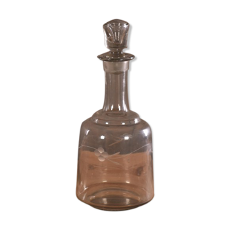Vintage decanter with stopper