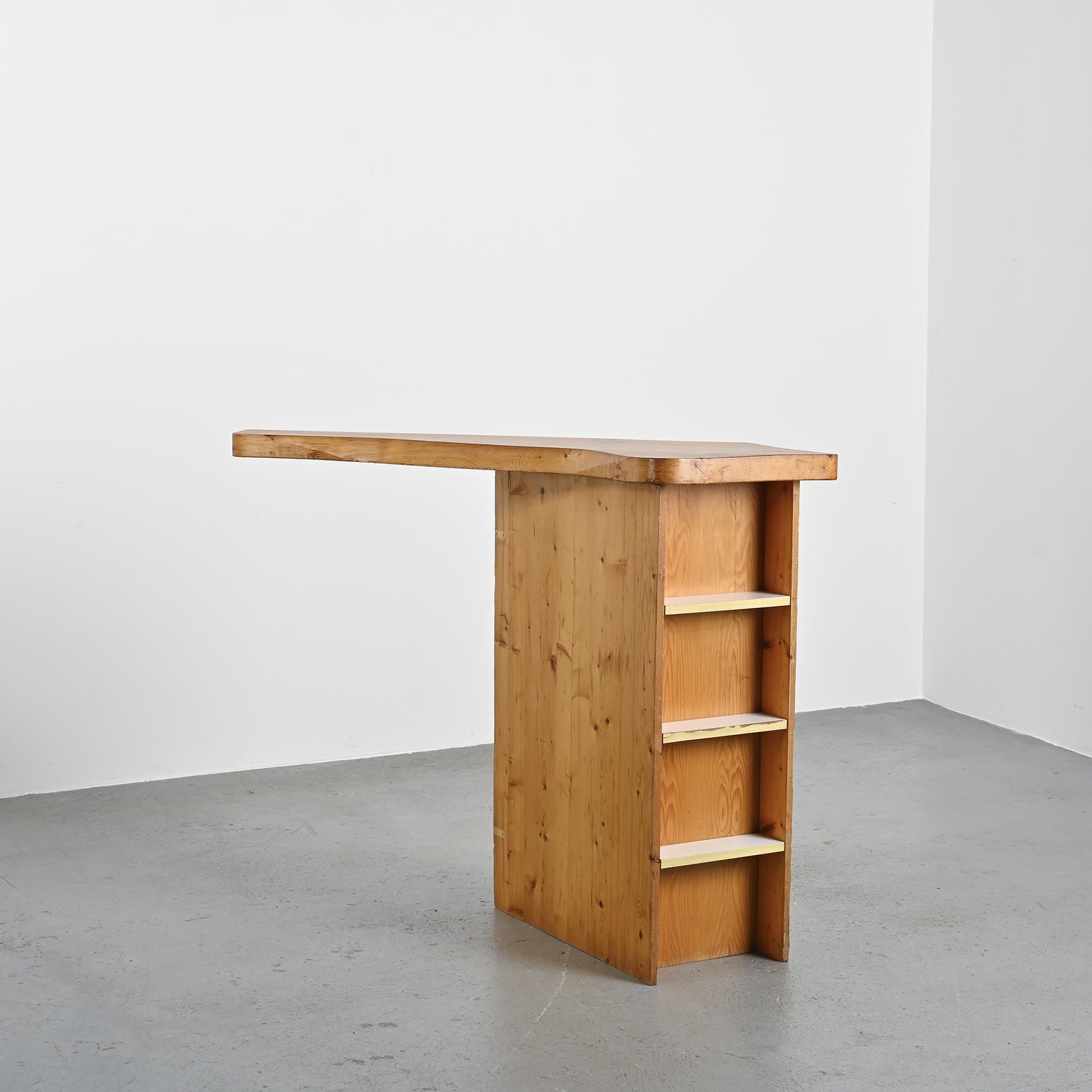 Bar by Charlotte Perriand, Aiguille Rouge Residence, Arc 2000, circa 1979