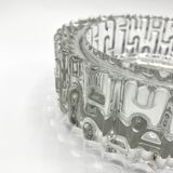 SKLO UNION pocket emptier • Hermanova hut glassworks • Design Frantisek Vizner • 1965 • Pressed glass