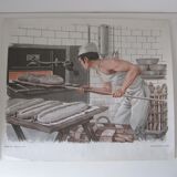 1969 school poster, the trades, the baker