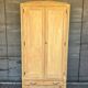 Raw wood cabinet