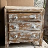 Art deco oak chest of drawers