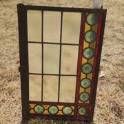 Old stained glass window