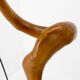 1960s Mid-Century Modern Sculptural Wooden and Veneer Floor Lamp