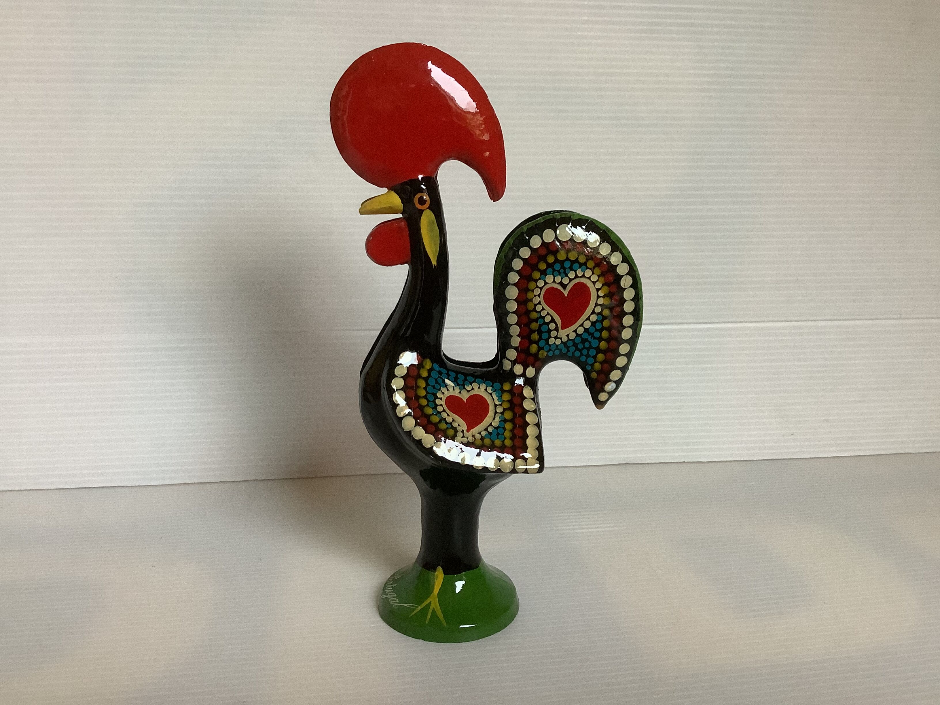 Cast iron rooster letter rack