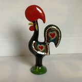 Cast iron rooster letter rack