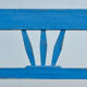 Banc en pin antique, années 1920