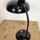 Lampe de table industrielle Bauhaus noire d'Escolux, années 1930