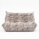 Togo three-seater sofa in patterned fabric by Michel Ducaroy for Ligne Roset