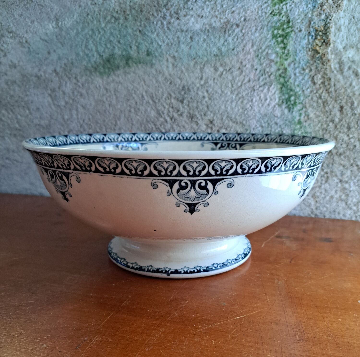 Iron earth salad bowl Adrianople model